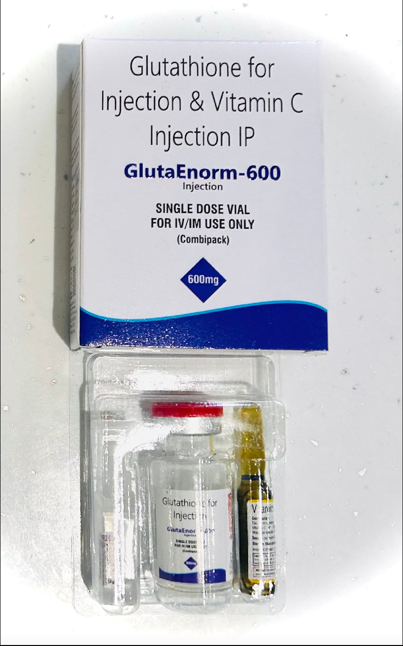 Glutathione 600mg & Vitamin C
Injection IP | For IM / IV Use Only