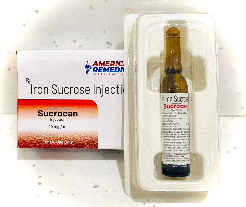 Iron Injection 1 × 5ml For IV Use Only