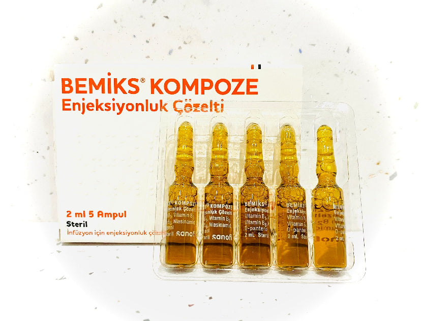 Vitamin B Complex Ampoules - 2mL
Pack of 5 (NO BOX)