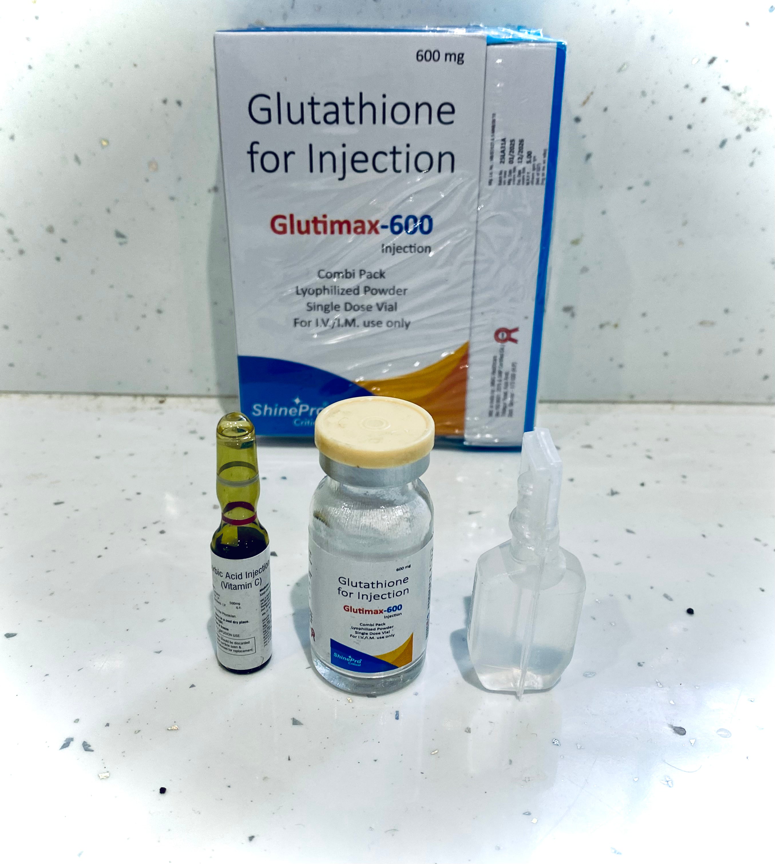Glutathione 600mg & Vitamin C
Injection IP | For IM / IV Use Only